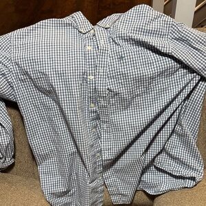 Dockers Men's Blue Checkered Shirt